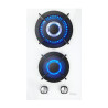 IsEasy MGBG-312A Piano Cottura a Gas 2 Fuochi Vetro Nero