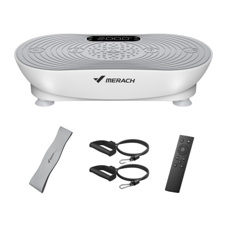 MERACH Piattaforma Vibrante MR-2533W1-EU Bianca