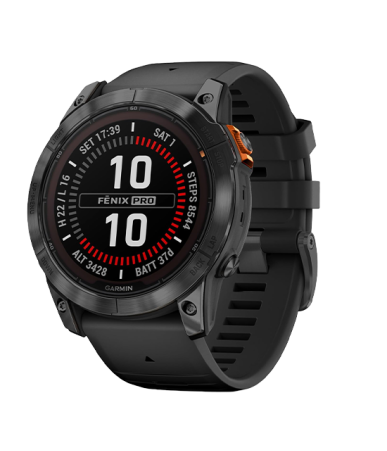Garmin Fenix 7X Pro Solar GPS 51mm Graphite Band - Slate Grey