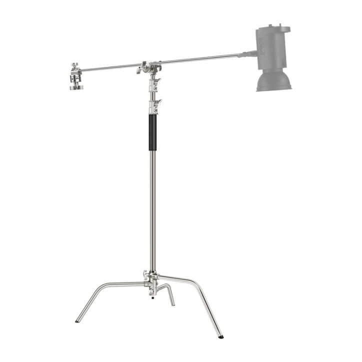 Neewer SC320 Cavalletto C-Stand Acciaio Inox 320 cm con Braccio Estensibile