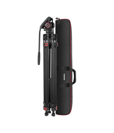 Neewer TP74 Treppiede Video Professionale con Testa Fluida 188cm