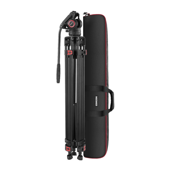 Neewer TP74 Treppiede Video Professionale con Testa Fluida 188cm Neewer TP74 Treppiede Video Professionale con Testa Fluida 188cm