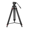 Neewer TP74 Treppiede Video Professionale con Testa Fluida 188cm