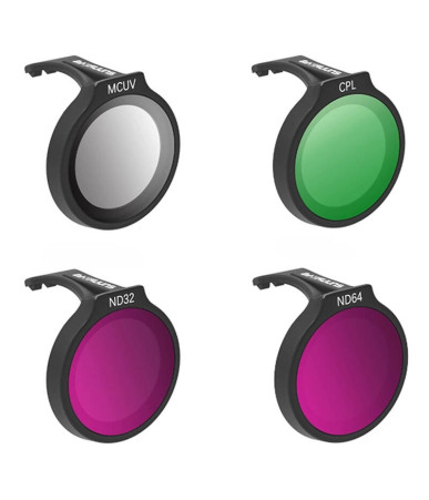 Sunnylife Set 4 Filtri per DJI Neo MCUV+CPL+ND32+ND64