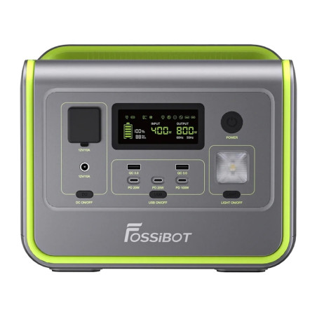 FOSSIBOT F800 Stazione di Ricarica 800W 512Wh Verde