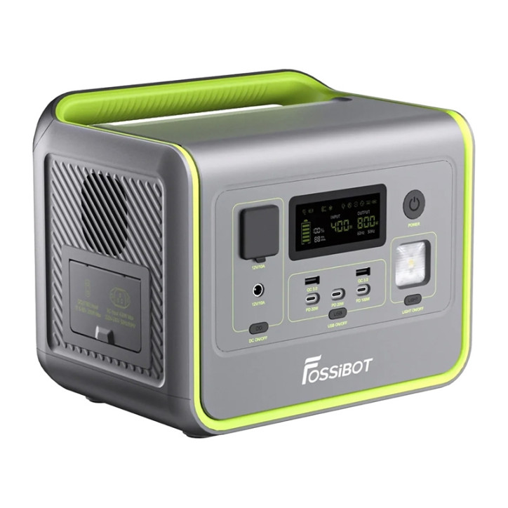 FOSSIBOT F800 Stazione di Ricarica 800W 512Wh Verde FOSSIBOT F800 Stazione di Ricarica 800W 512Wh Verde