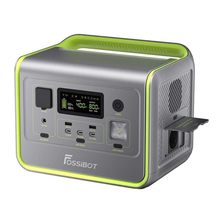 FOSSIBOT F800 Stazione di Ricarica 800W 512Wh Verde FOSSIBOT F800 Stazione di Ricarica 800W 512Wh Verde