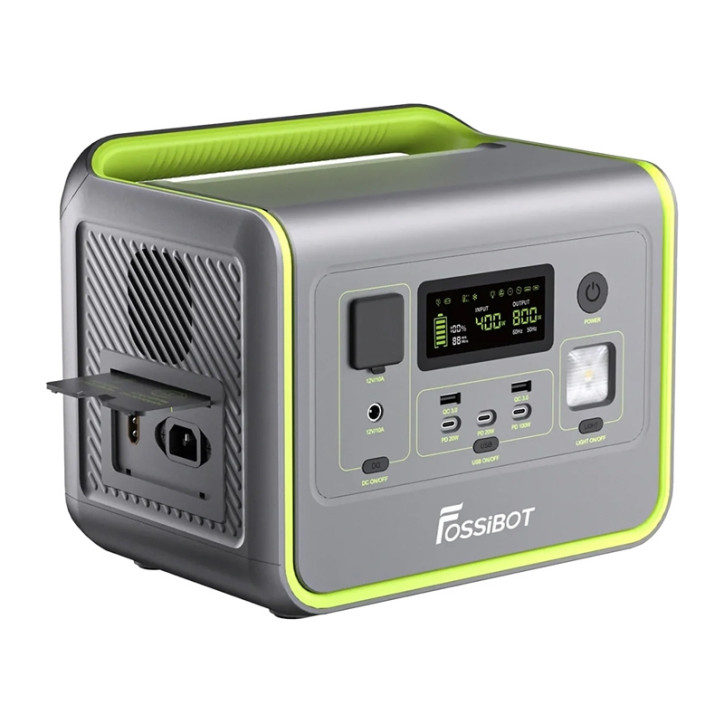 FOSSIBOT F800 Stazione di Ricarica 800W 512Wh Verde FOSSIBOT F800 Stazione di Ricarica 800W 512Wh Verde