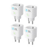 Meross MSS315CFH-EU Smart Plug con Monitoraggio Energia (Matter) Set 4 Pezzi