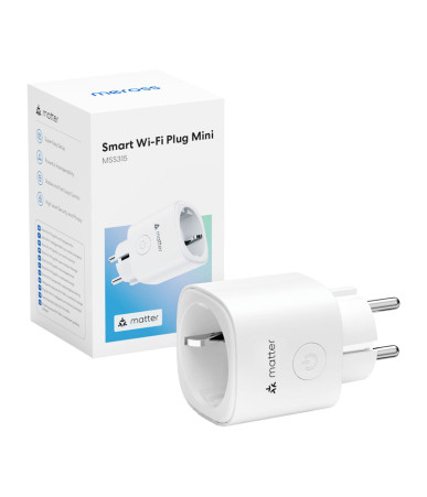 Meross MSS315CFH-EU Smart Plug con Monitoraggio Energia (Matter) Set 4 Pezzi