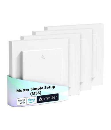 MEROSS MRS105MA-EU Smart Wi-Fi (Matter) Roller Shade Switch (4-Pack)