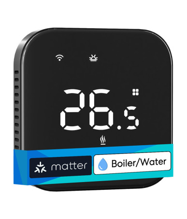 MEROSS MTS215BMA-B(EU) Smart Wi-Fi Thermostat (Black)