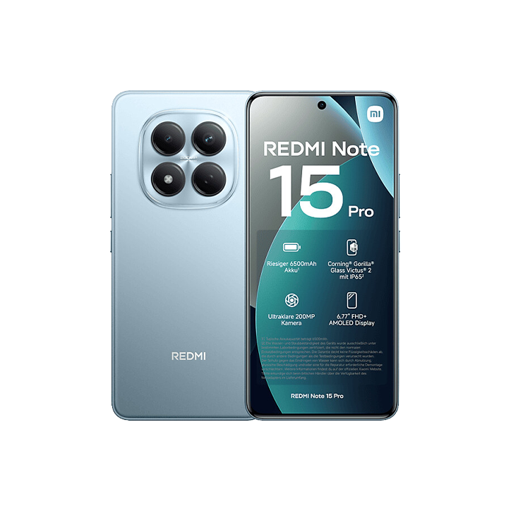 Xiaomi Redmi Note 15 Pro 4G Dual Sim 8GB RAM 256GB Blu