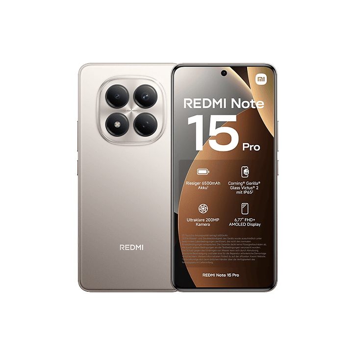 Xiaomi Redmi Note 15 Pro 4G 8GB RAM 256GB Titanium