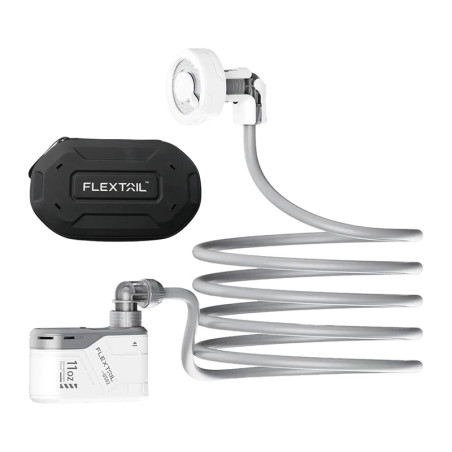 Flextail Max Shower Doccia Portatile con Custodia Bianco