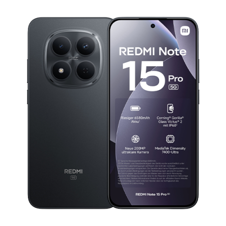 Xiaomi Redmi Note 15 Pro 5G 8GB RAM 256GB Nero