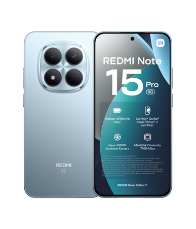 Xiaomi Redmi Note 15 Pro 5G 8GB RAM 256GB Blue