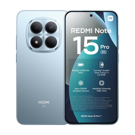 Xiaomi Redmi Note 15 Pro 5G 8GB RAM 256GB Blue