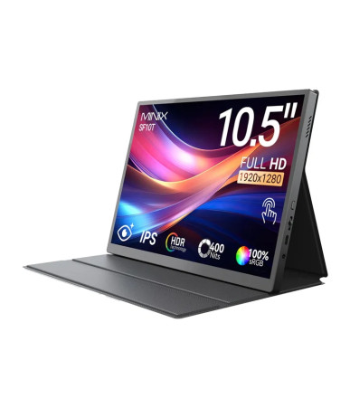 Minix SF10T Monitor Portatile 10.5" Touchscreen FHD HDR Nero