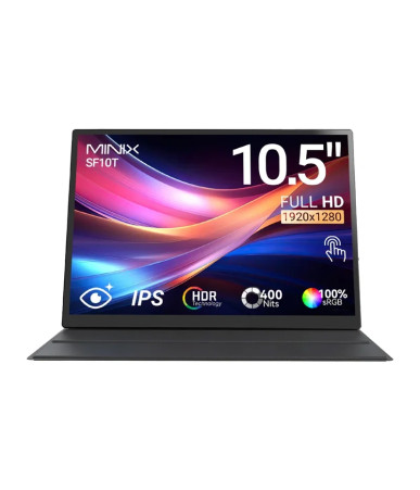 Minix SF10T Monitor Portatile 10.5" Touchscreen FHD HDR Nero