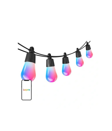 LEPRO ZB1-30 Luci Stringa Wi-Fi 30m RGB+IC Bianco Caldo