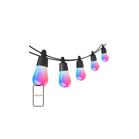 LEPRO ZB1-30 Luci Stringa Wi-Fi 30m RGB+IC Bianco Caldo