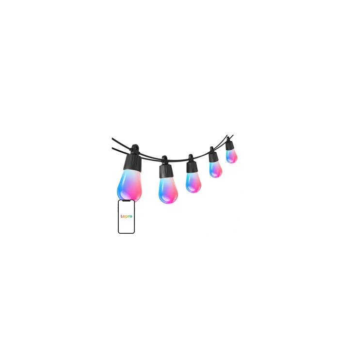 LEPRO ZB1-30 Luci Stringa Wi-Fi 30m RGB+IC Bianco Caldo LEPRO ZB1-30 Luci Stringa Wi-Fi 30m RGB+IC Bianco Caldo