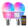 LEPRO BP1-2 E14 LED Lampadina Smart Bluetooth Wi-Fi 470 lm Confezione da 2