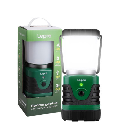 LEPRO Lanterna da Campeggio Ricaricabile 1000lm 3600mAh