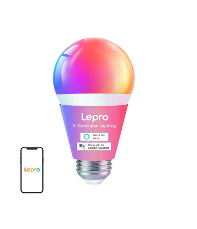 LEPRO B1 E27 Lampadina LED Smart Bluetooth Wi-Fi 806 lm