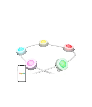 LEPRO E1-60 Luci da Soffitto LED RGB+IC 100ft