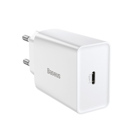 Baseus Speed Mini Caricatore Rapido USB-C PD 20W Bianco