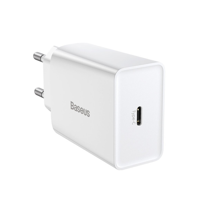 Baseus Speed Mini Caricatore Rapido USB-C PD 20W Bianco