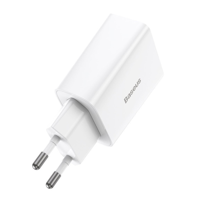 Baseus Speed Mini Caricatore Rapido USB-C PD 20W Bianco