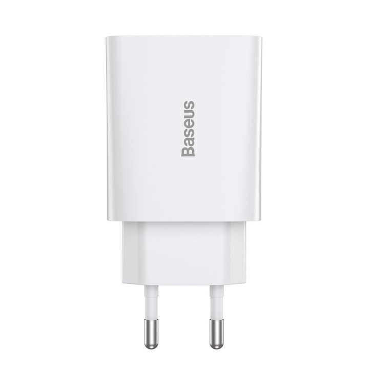 Baseus Speed Mini Caricatore Rapido USB-C PD 20W Bianco