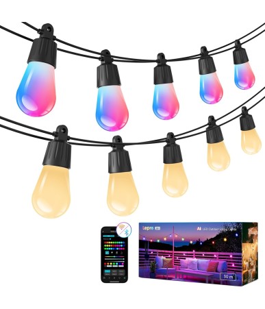 LEPRO ZB1-30 Luci Stringa Wi-Fi 30m RGB+IC Bianco Caldo