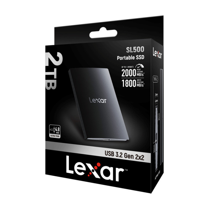 Lexar SL500 2TB SSD Portatile USB 3.2 Gen 2x2