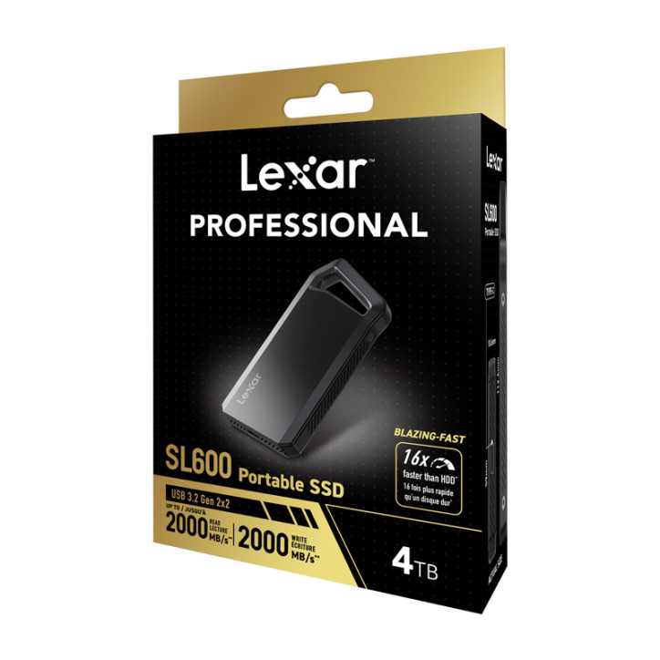 Lexar SL600 4TB Portable SSD Grigio Grafite