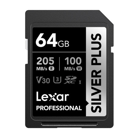 Lexar Professional SILVER PLUS SDXC 64GB Scheda di Memoria