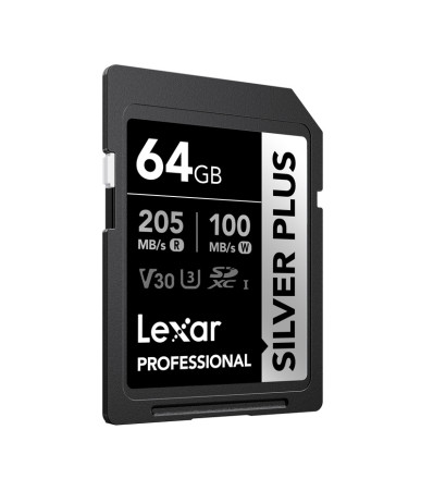 Lexar Professional SILVER PLUS SDXC 64GB Scheda di Memoria