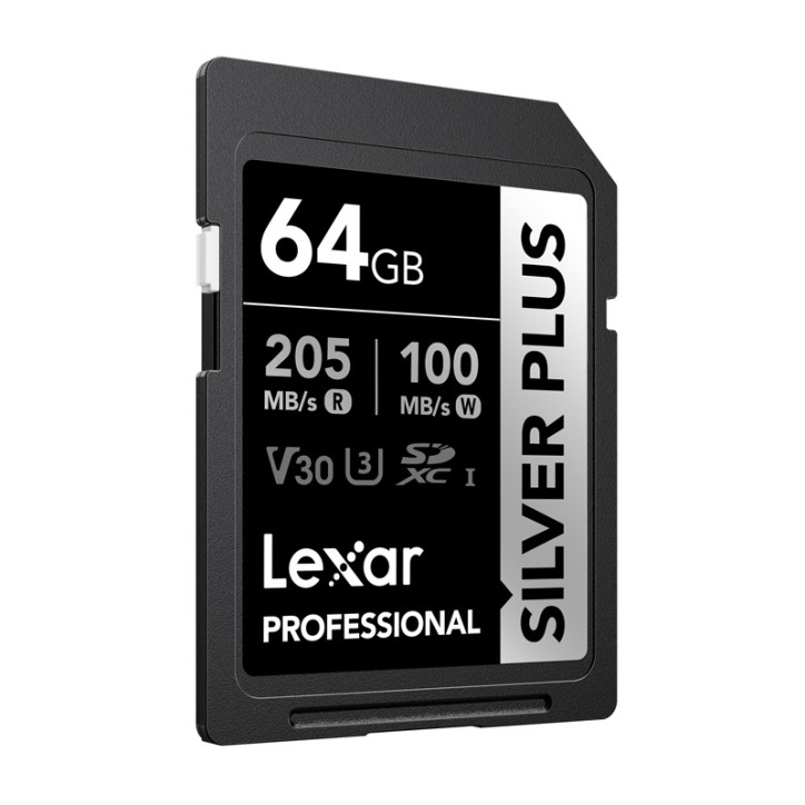 Lexar Professional SILVER PLUS SDXC 64GB Scheda di Memoria Lexar Professional SILVER PLUS SDXC 64GB Scheda di Memoria