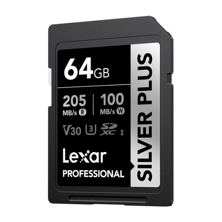 Lexar Professional SILVER PLUS SDXC 64GB Scheda di Memoria Lexar Professional SILVER PLUS SDXC 64GB Scheda di Memoria