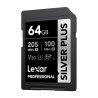 Lexar Professional SILVER PLUS SDXC 64GB Scheda di Memoria