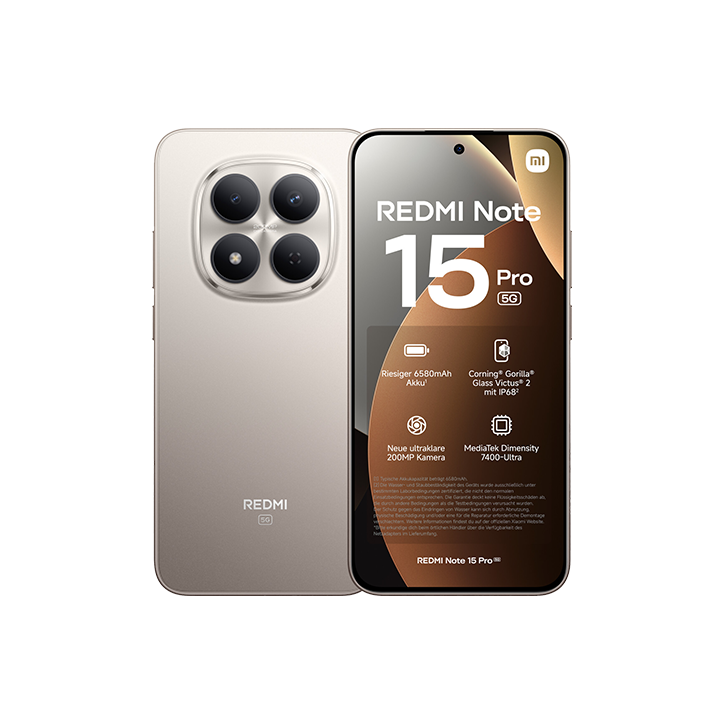 Xiaomi Redmi Note 15 Pro 5G 256GB 8GB RAM Titanio