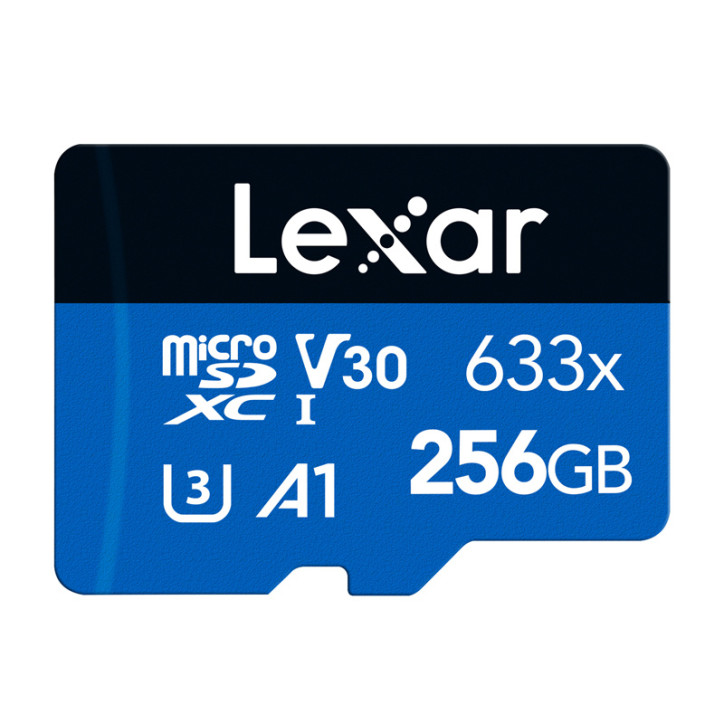 Lexar High-Performance 633x microSDXC 256GB con adattatore SD