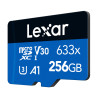 Lexar High-Performance 633x microSDXC 256GB con adattatore SD