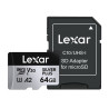 Lexar High-Performance Silver Plus microSDXC 64GB con Adattatore