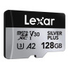 Lexar High-Performance Silver Plus microSDXC 128GB con Adattatore