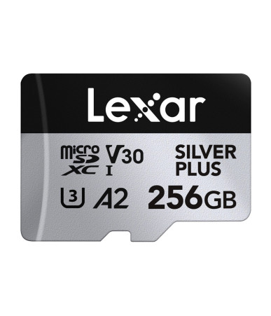 Karta pamięci Lexar High-Performance Silver Plus microSDXC 256GB + adapter