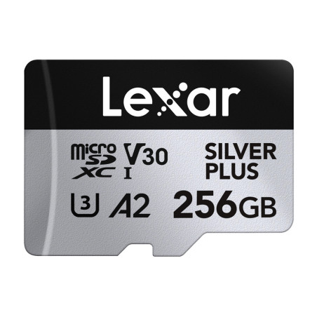 Lexar High-Performance Silver Plus microSDXC 256GB con Adattatore